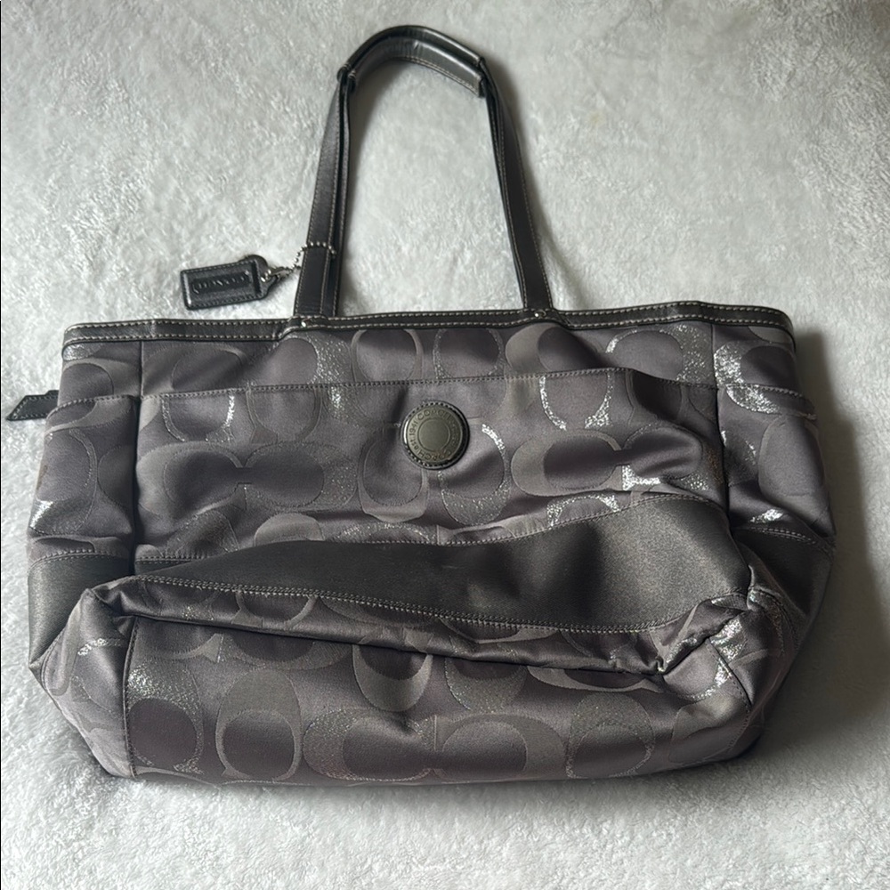 Coach Gray Women's Diaper Bag for Baby